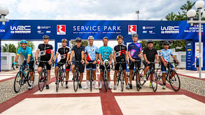 Cycling legend Sir Mark Cavendish shifts gears with WRC in Greece