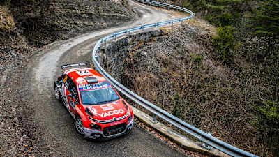 Rossel Reigns Supreme in WRC2 at Rallye Monte-Carlo
