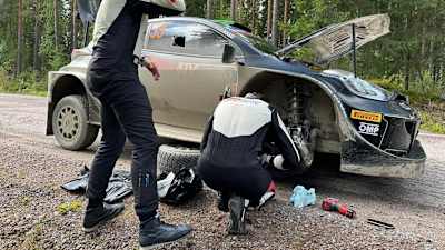 Evans’ woes leave Rovanperä clear in Finland 