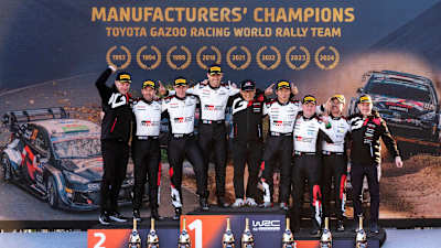 Neuville Celebrates Historic WRC Title as Toyota Takes Manufacturers' Glory in Japan