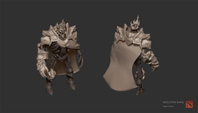 Skeleton King mockup from Dota 2