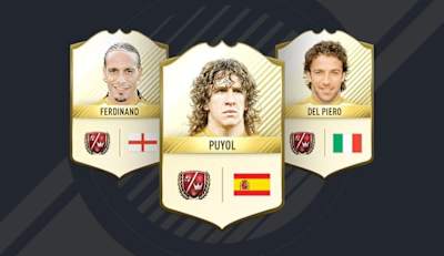 Ferdinand, Puyol e Del Piero tornaram-se lendas