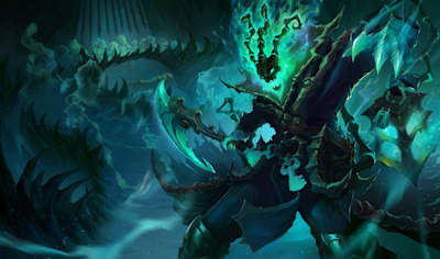 Grafika przedstawiająca Thresha z League of Legends
