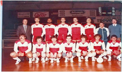Jimmy with Coletto team in Treviso, Italy (circa 1982-83)