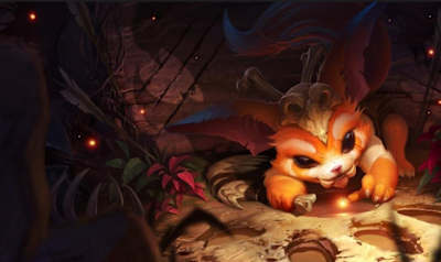 Gnar's ult isn't constantly available, and relies on some random elements that the player must navigate.