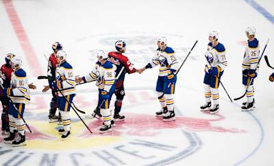 Les Buffalo Sabres face à L'EHC Munich
