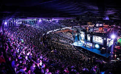 Вид на арену изнутри