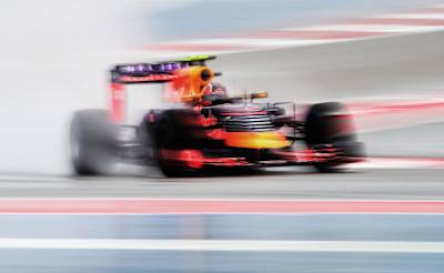 Daniil Kvyat of Red Bull Racing in qualifying for the US GP in Austin, Texas, 2015.