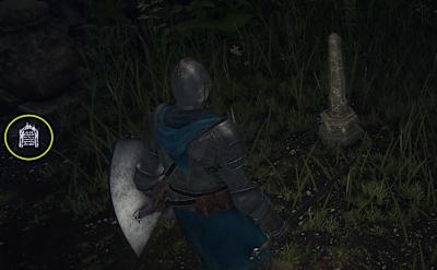 畫面當中左邊圈起來的就是墓碑圖示，看到表示當下可以召喚、更暗示前有危機