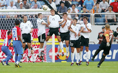 Wait... if he's there, who's in the GOAL?!