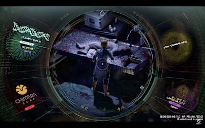 A screenshot of the spyglass mechanic from footage of Beyond Good and Evil 2