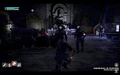A screenshot of combat from pre-alpha footage of Beyond Good and Evil 2