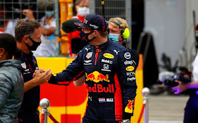 Christian celebrates with Max in Austria