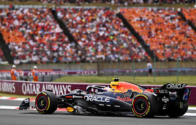 Tsunoda en action au Hungaroring