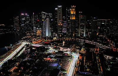 Uliczny tor w Singapurze robi wrażenie