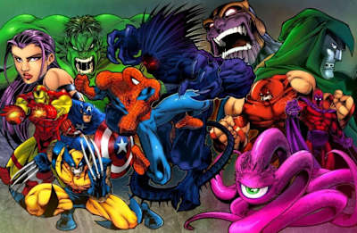 Artwork of Marvel Super Heroes
