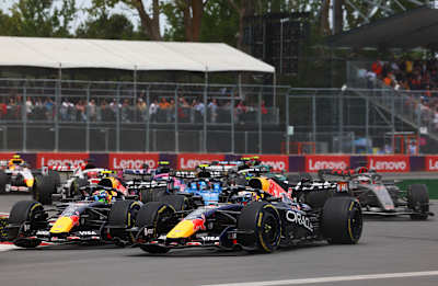 Vozači Oracle Red Bull Racinga u borbi za pozicije tokom Sprinta u Kanadi