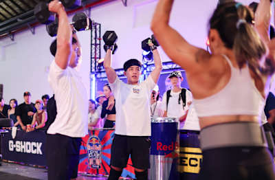 L7 LIAN CROSSFIT四位隊員同步完成耐力挑戰，展現團隊默契。