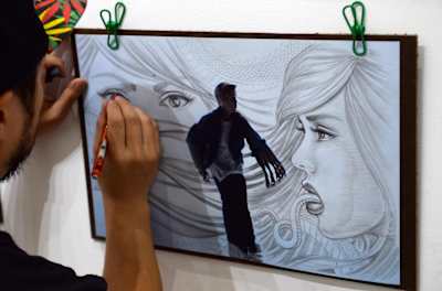 Frame from Skrillex and Diplo's new Jack Ü video