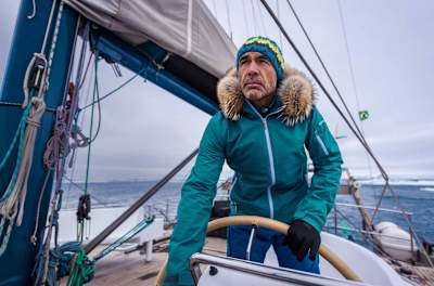 Mike Horn sailed to Antartica and then crossed the continent alone and unsupported.