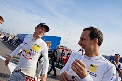 Gary Paffett (rechts), Ekströms härtester Rivale in der DTM.