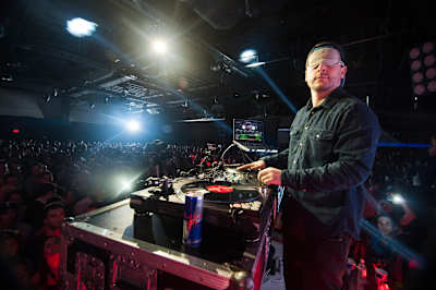 DJ Bazooka performs during the Red Bull Thre3Style DJ World Championship Finals at Koolhaus in Toronto, Canada on November the 9th, 2013.