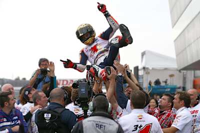 MotoGP-Weltmeister 2014 Marc Marquez in Japan