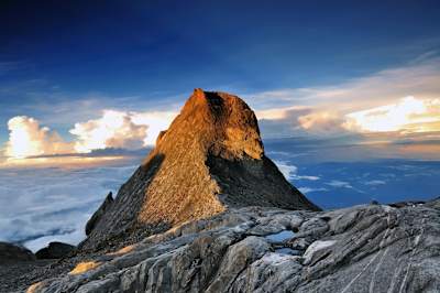 Sunrise over St John’s Peak, Mount Kinabalu, Borneo