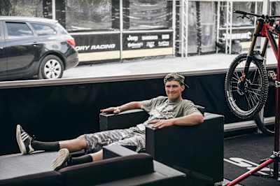 Track walk over, it’s time to put your feet up.