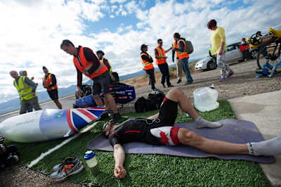 Todd Reichert prima del tentativo