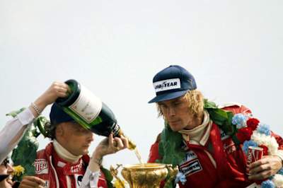Lauda and Hunt share the spoils