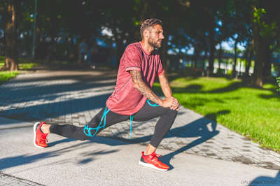 Во время разминки