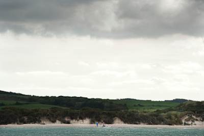 ジェームズが到着したフランス側の海岸 ジェームズが到着したフランス側の海岸