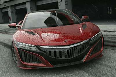 An Acura NSX in Project CARS 2