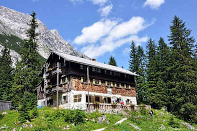 Reintalangerhütte im Wettersteingebirge