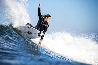 South Africa's Jordy Smith moved to San Clemente With Lowers in his backyard, Smith can get practice reps any time he wishes.
