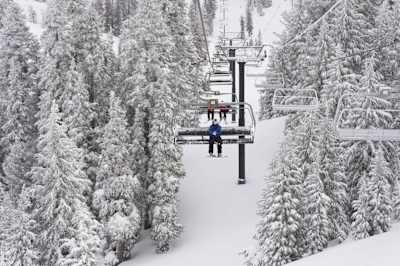 Cody Laplante skis at Alpine Meadows.