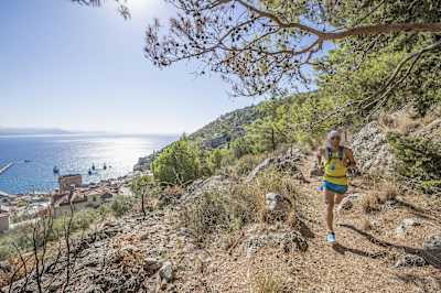 Ahmet Arslan on a training run in Turkey.