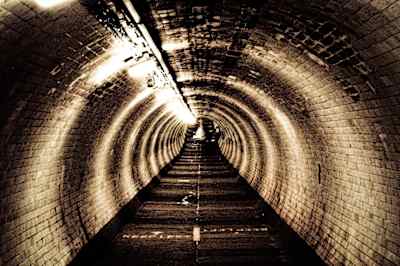 This obscure marathon takes places completely underground