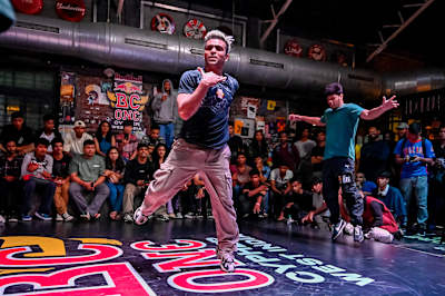 B-Boy Flying Machine during the Red Bull BC One Cypher India 2022 West Zone Cypher