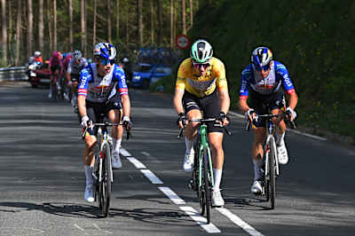 Florian Lipowitz und Primož Roglič auf Etappe 5 der Itzlulia