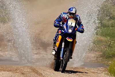 Cyryl Despres w akcji podczas Rajdu Dakar 2009.
