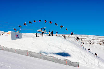 Mark McMorris beim Red Bull Snow Performance Camp in Wanaka, Neuseeland, 22. August 2012.