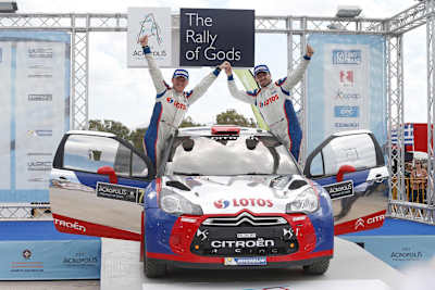 WRC Griechenland 2013 Robert Kubica Citroen DS3 RRC Acropolis Maciek Baran.