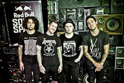 Группа Fall Out Boy в Red Bull Sound Space