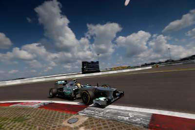 Lewis Hamilton Mercedes GP Germania 2013 Nurburgring