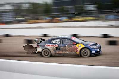 Rallycross Drivers Crash at 2013 X Games Munich