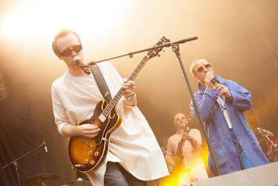 UK Electro-Popband Hot Chip beim Lollapalooza