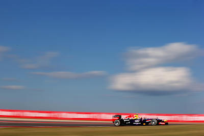 Mark Webber podczas GP USA 2013