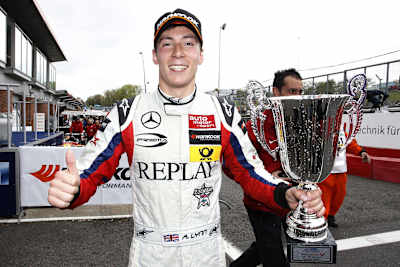 Alex Lynn, ganador del Campeonato de F3 de la FIA en Brands Hatch.
